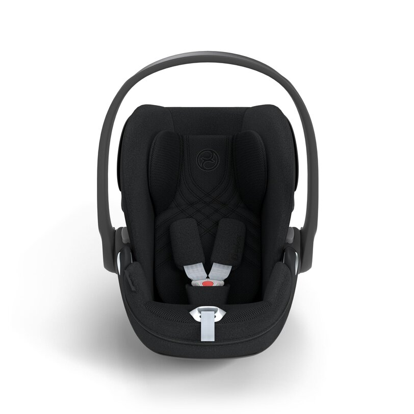 Premium Cybex Cloud T i-Size infant car seat available through our holiday car seat rental service.