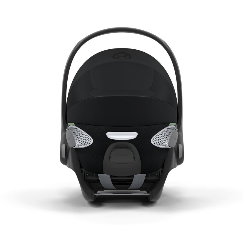 Premium Cybex Cloud T i-Size infant car seat available through our holiday car seat rental service.