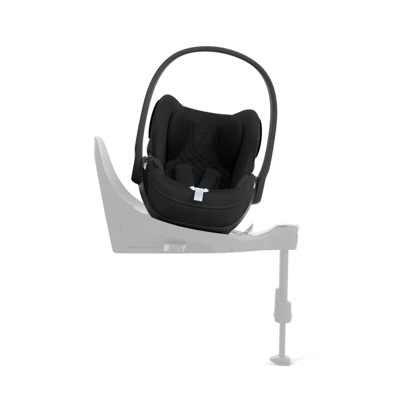 Premium Cybex Cloud T i-Size infant car seat available through our holiday car seat rental service.