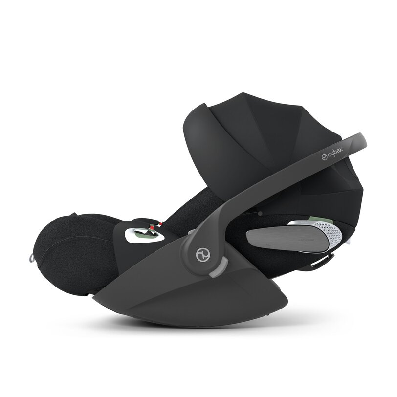 Premium Cybex Cloud T i-Size infant car seat available through our holiday car seat rental service.